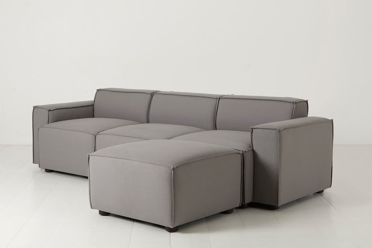Model 03 3-Seater Right Chaise Sofa, Risso