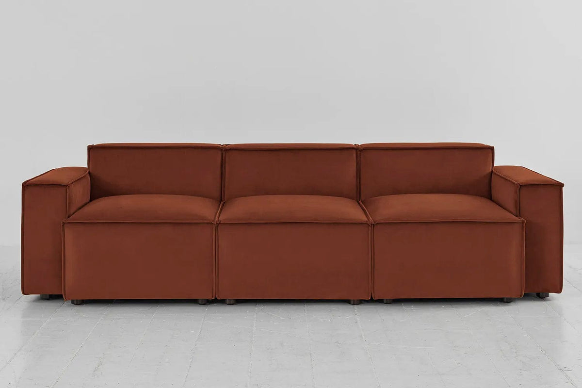 Model 03 3-Seater Sofa, Umber