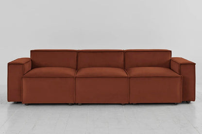 Model 03 3-Seater Sofa, Umber