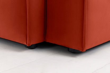 Model 03 2-Seater Left Chaise Sofa, Paprika