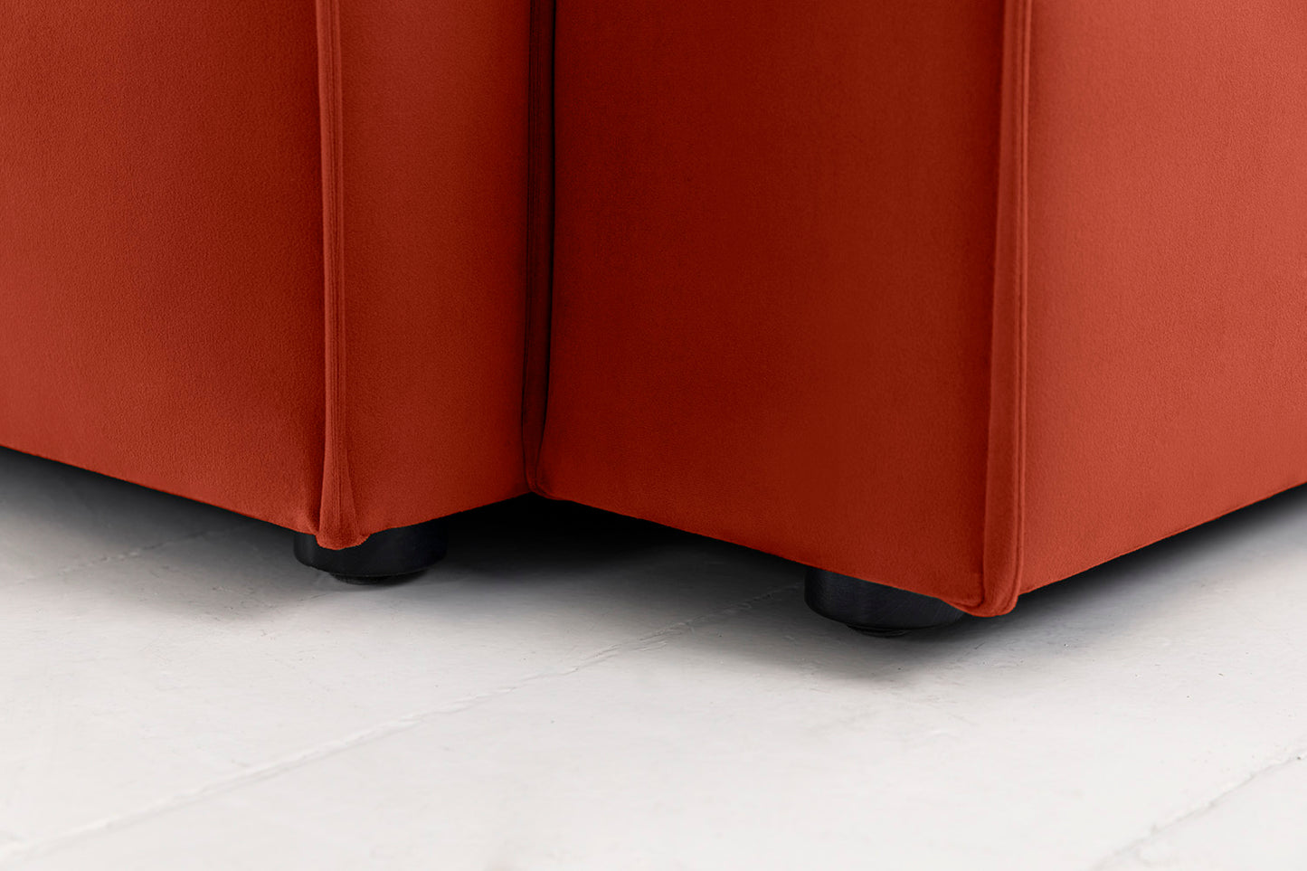 Model 03 3-Seater Right Chaise Sofa, Paprika