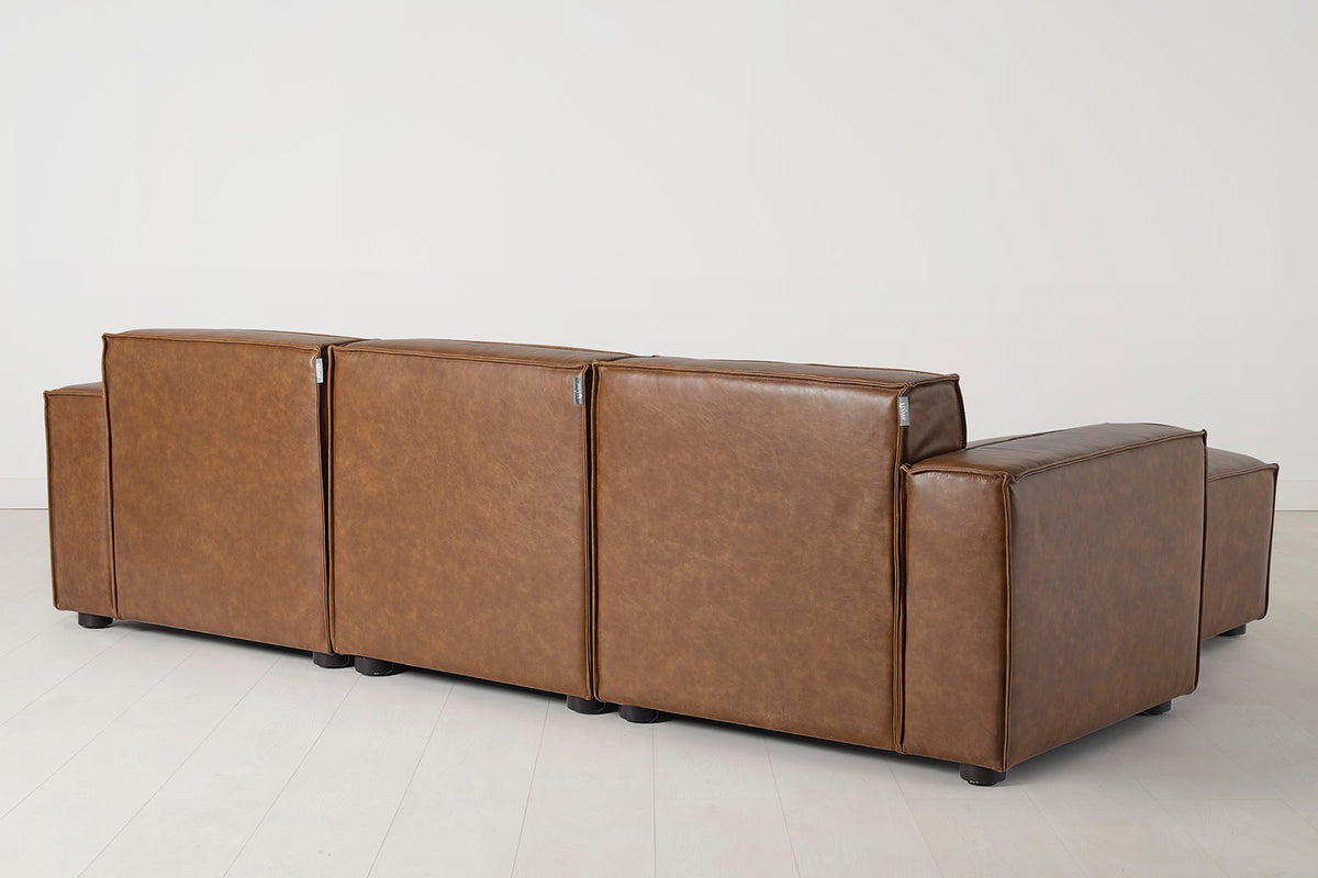 Model 03 3-Seater Left Chaise Sofa, Maple