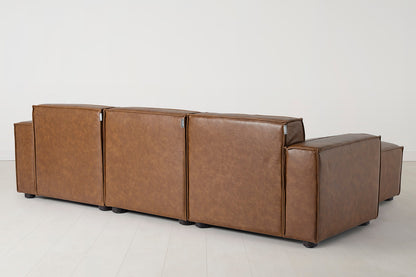 Model 03 3-Seater Left Chaise Sofa, Maple
