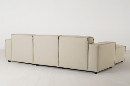 Model 03 3-Seater Left Chaise Sofa, Oyster