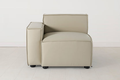 Model 03 Left Arm Sofa Module, Oyster