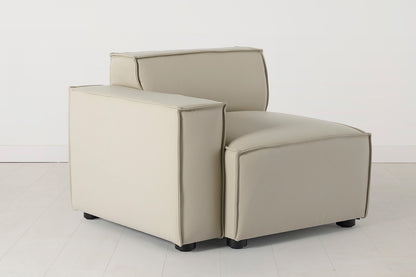 Model 03 Left Arm Sofa Module, Oyster