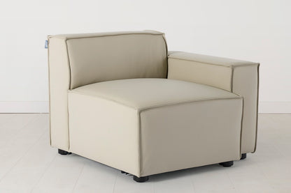 Model 03 Right Arm Sofa Module, Oyster