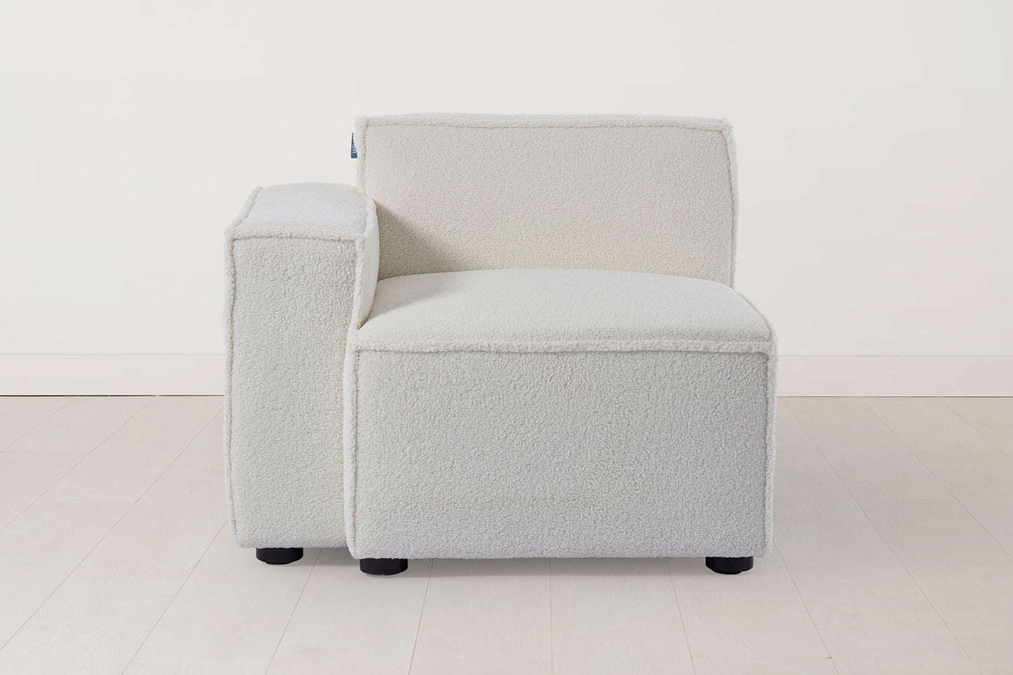 Model 03 Left Arm Sofa Module, Pearl