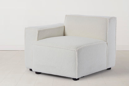 Model 03 Left Arm Sofa Module, Pearl