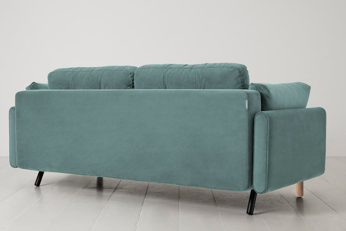 Model 04 Sofa Bed 3 Seater, Oak / Airforce