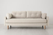 Model 04 Sofa Bed 3 Seater, Oak / Bone
