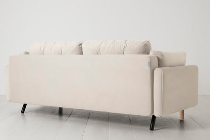 Model 04 Sofa Bed 3 Seater, Oak / Bone
