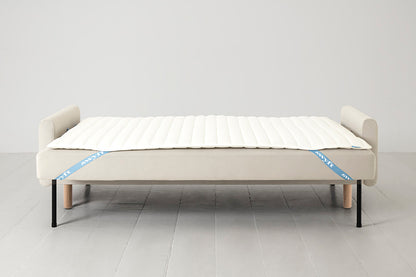 Model 04 Sofa Bed 3 Seater, Oak / Bone