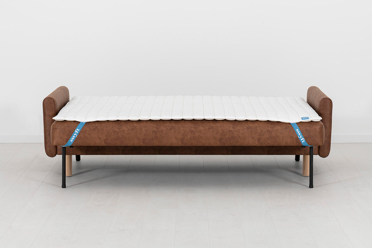 Model 04 Sofa Bed 3 Seater, Oak / Chestnut