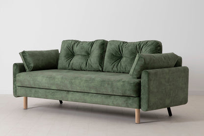 Model 04 Sofa Bed 3 Seater, Oak / Conifer