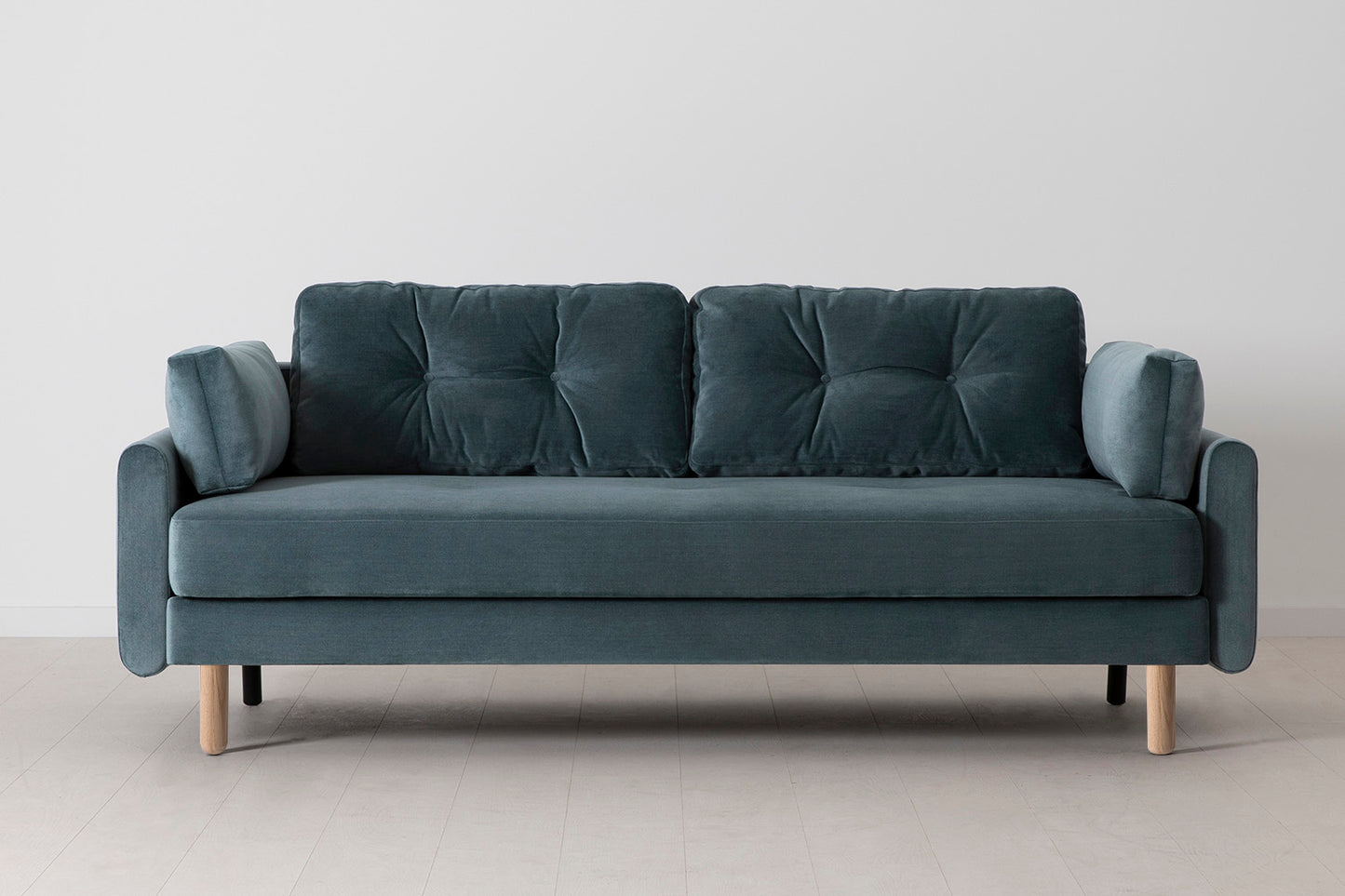 Model 04 Sofa Bed 3 Seater, Oak / Hydro