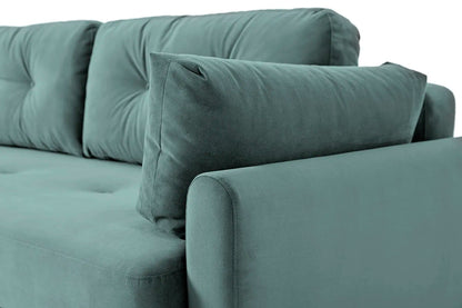 Model 04 Sofa Bed 3 Seater, Oak / Airforce