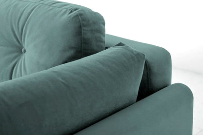 Model 04 Sofa Bed 3 Seater, Oak / Airforce