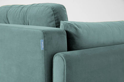 Model 04 Sofa Bed 3 Seater, Oak / Airforce