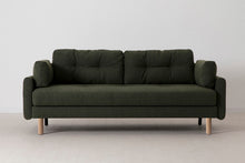 Model 04 Sofa Bed 3 Seater, Oak / Fern