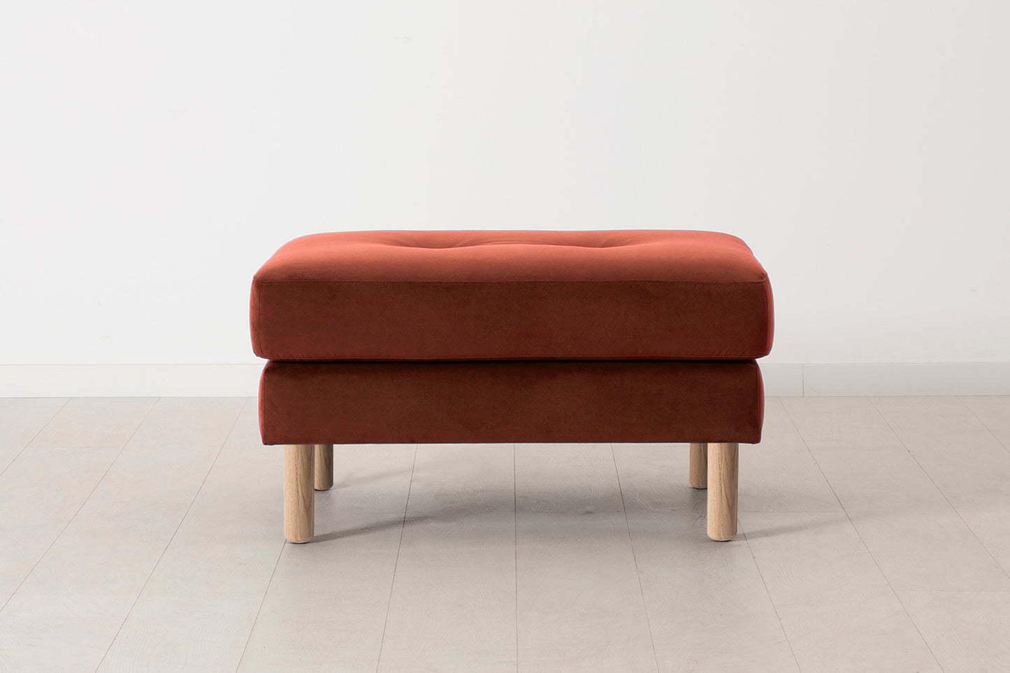 Model 04 Ottoman, Oak / Brick