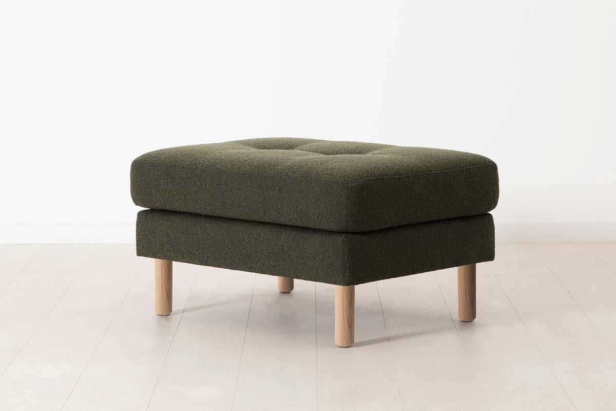 Model 04 Ottoman, Oak / Fern