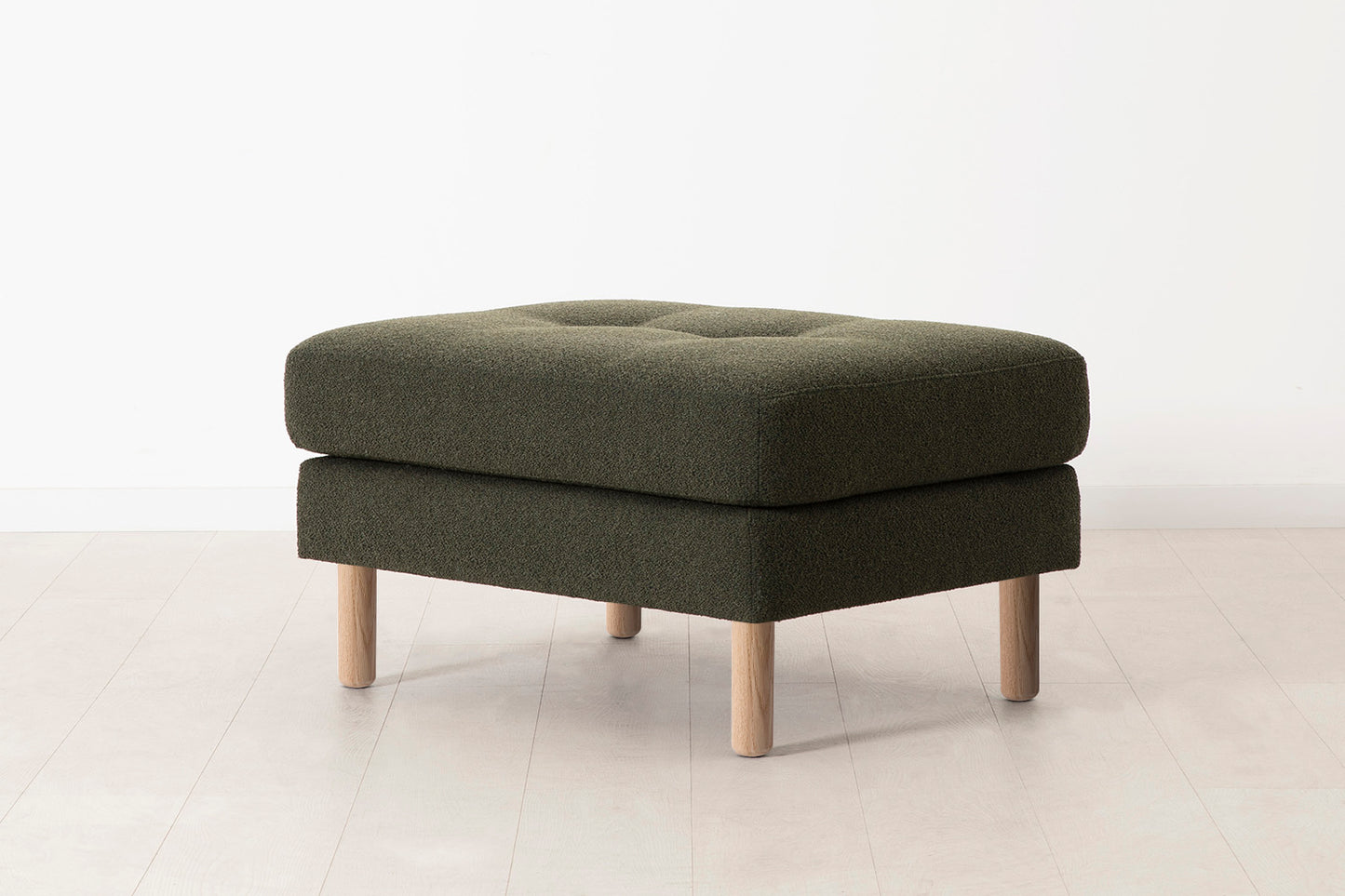 Model 04 Ottoman, Oak / Fern