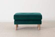 Model 04 Ottoman, Oak / Kingfisher