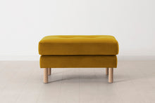 Model 04 Ottoman, Oak / Mustard