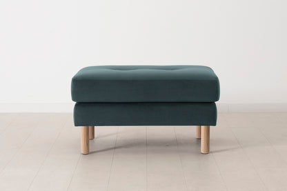 Model 04 Ottoman, Oak / Petrol