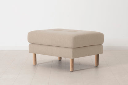 Model 04 Ottoman, Oak / Oatmeal