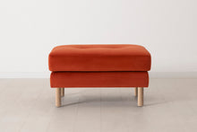 Model 04 Ottoman, Oak / Paprika