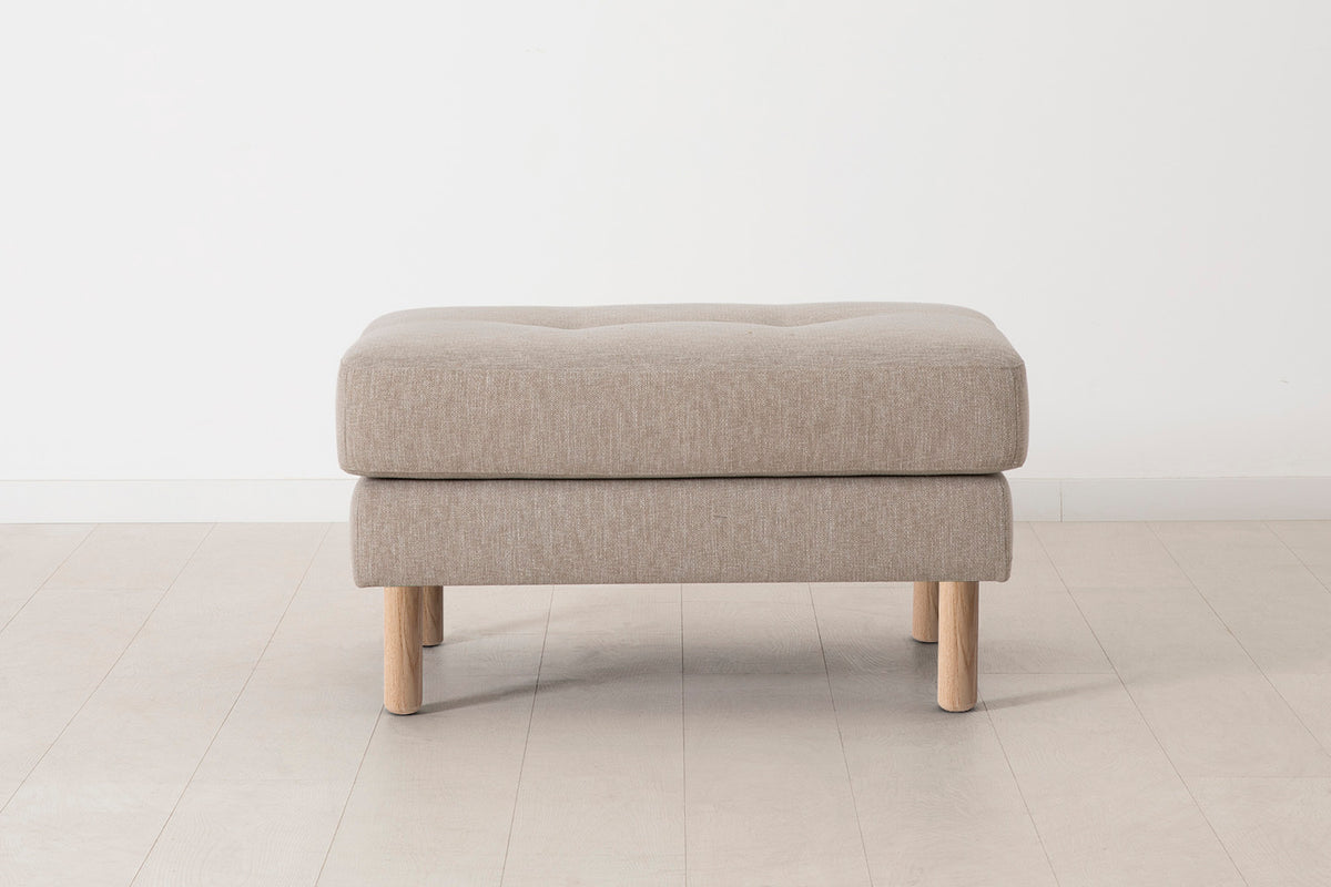 Model 04 Ottoman, Oak / Pumice
