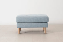 Model 04 Ottoman, Oak / Seaglass