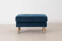 Model 04 Ottoman, Oak / Teal