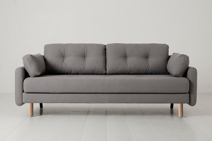 Model 04 Sofa Bed 3 Seater, Oak / Risso