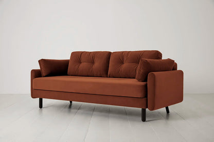 Model 04 Sofa Bed 3 Seater, Umber