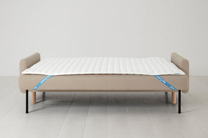 Model 04 Sofa Bed 3 Seater, Oak / Oatmeal