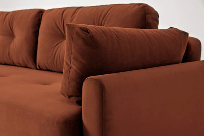 Model 04 Sofa Bed 3 Seater, Umber