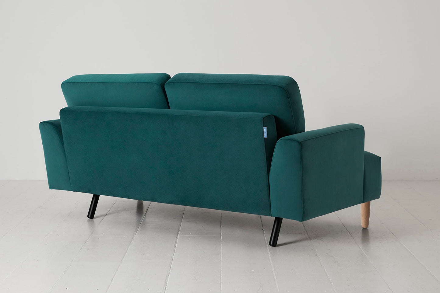 Model 05 2-Seater Sofa, Oak / Kingfisher