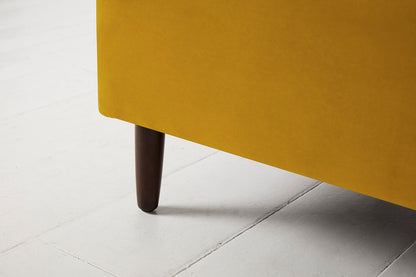 Model 05 3-Seater Sofa with ottoman, Mustard