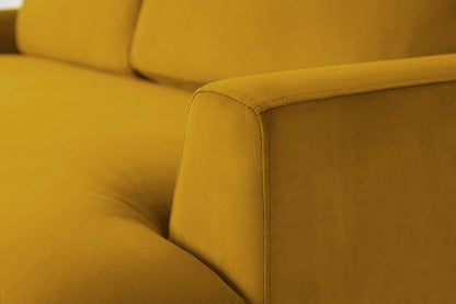 Model 05 3-Seater Sofa with ottoman, Mustard