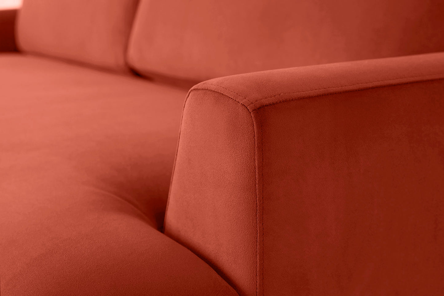 Model 05 2-Seater Sofa, Oak / Paprika