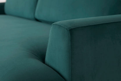 Model 05 2-Seater Sofa with ottoman, Kingfisher