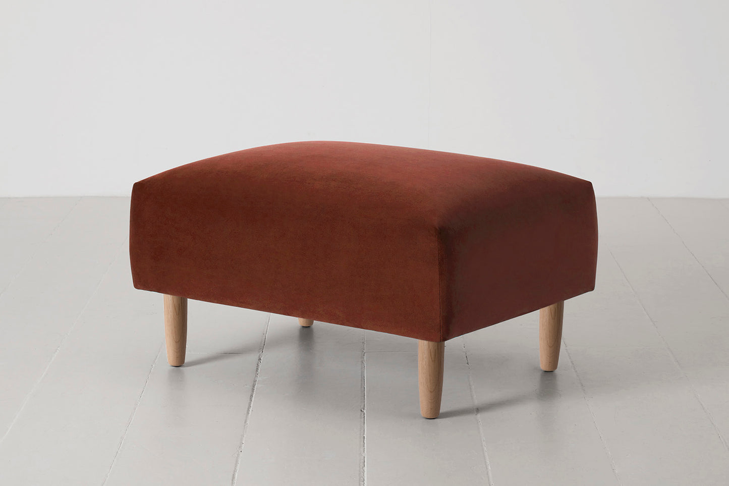 Model 05 Ottoman, Oak / Brick