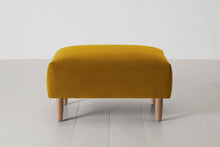 Model 05 Ottoman, Oak / Mustard