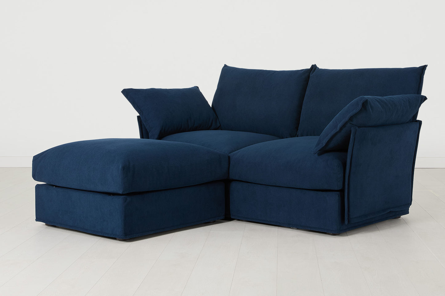 Model 06 2-Seater Left Chaise Sofa, Atlantic