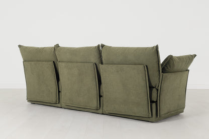 Model 06 3-Seater Left Chaise Sofa, Fennel