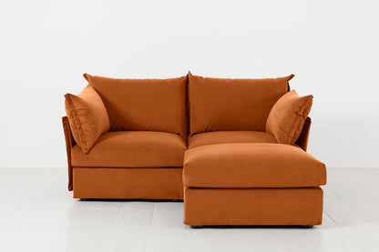 Model 06 2-Seater Right Chaise Sofa, Bronze