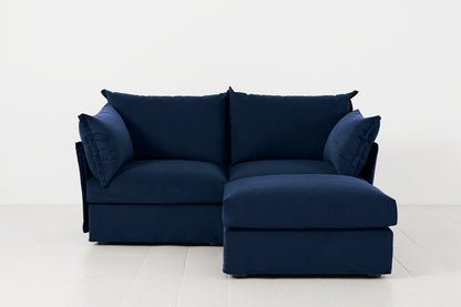 Model 06 2-Seater Right Chaise Sofa, Indigo
